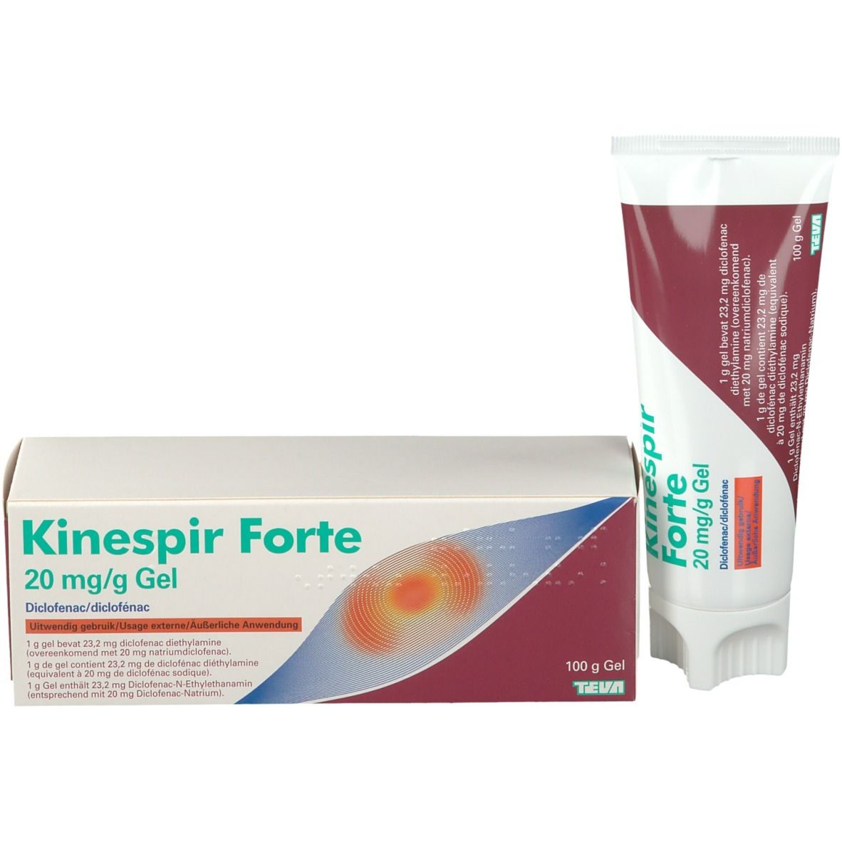 Kinespir Forte 20mg/g Gel