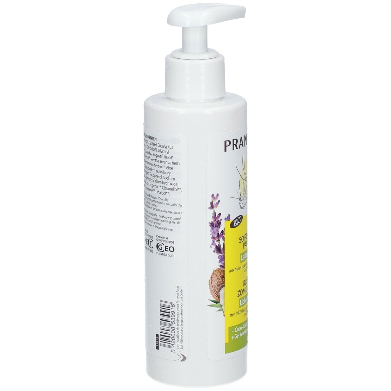 Pranarôm Aromapic Lait Corporel Hydratant Anti-Moustiques Bio