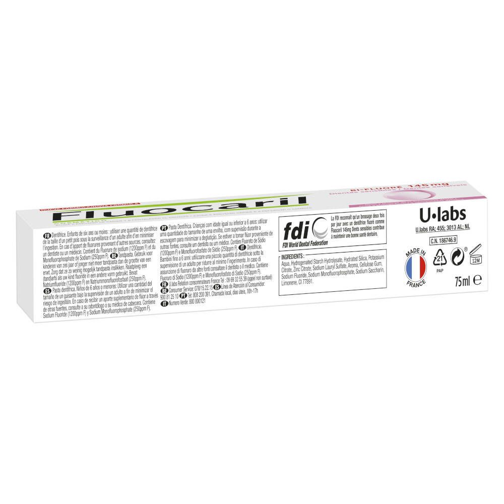 Fluocaril Dentifrice Dents Sensibles Bi-Fluor 145mg
