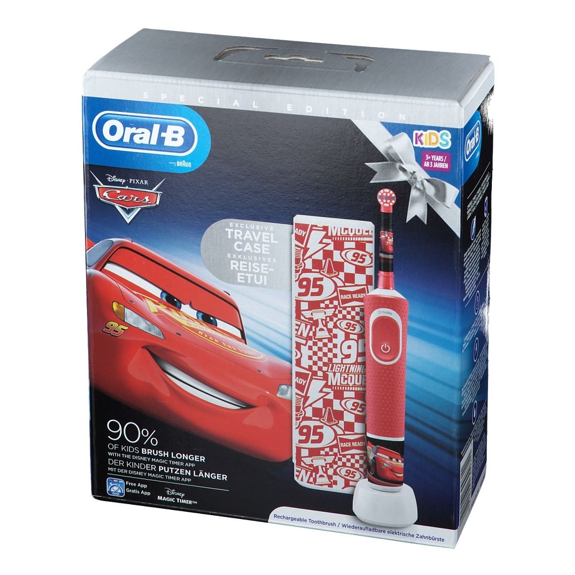 Oral-B D100 Cars + Travelcase GRATIS