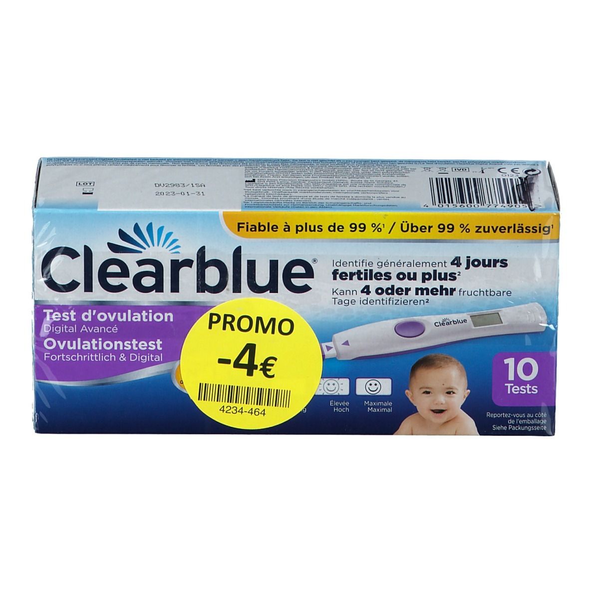 Clearblue Advanced Digitale Ovulatietest Verlaagde Prijs