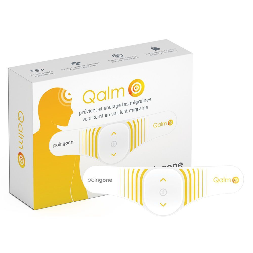 Paingone Qalm - Voorkomt en Verlicht Migraine zonder Medicatie