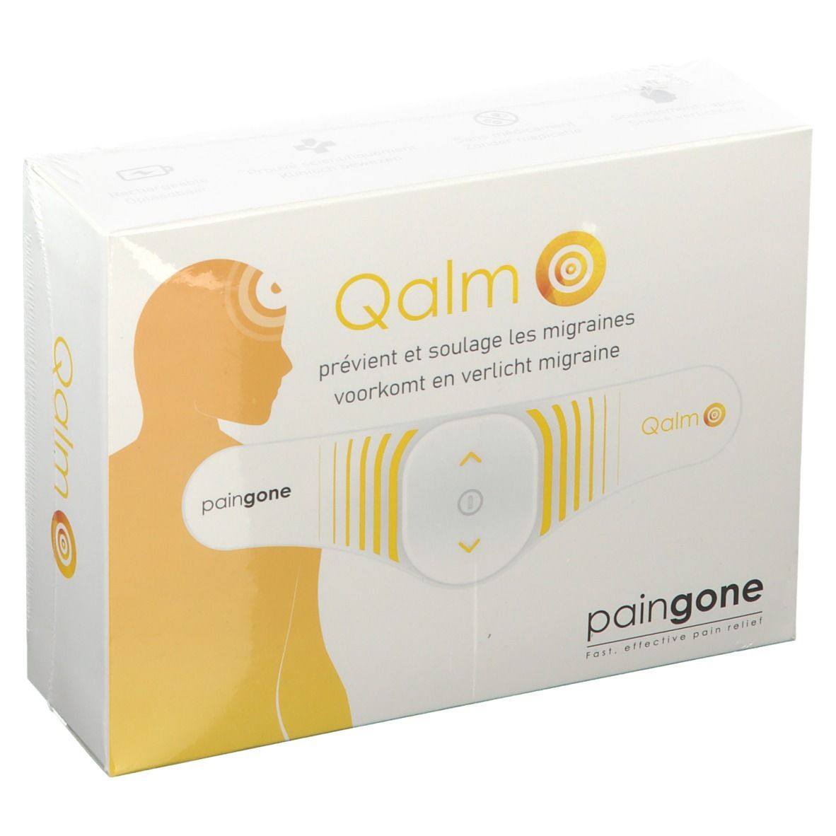 Paingone Qalm - Prévient et Soulage les Migraines sans Médicaments