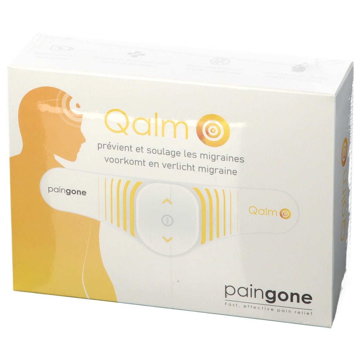 Paingone Qalm - Prévient et Soulage les Migraines sans Médicaments