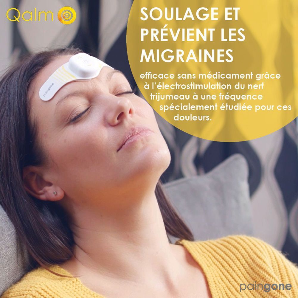 Paingone Qalm - Prévient et Soulage les Migraines sans Médicaments