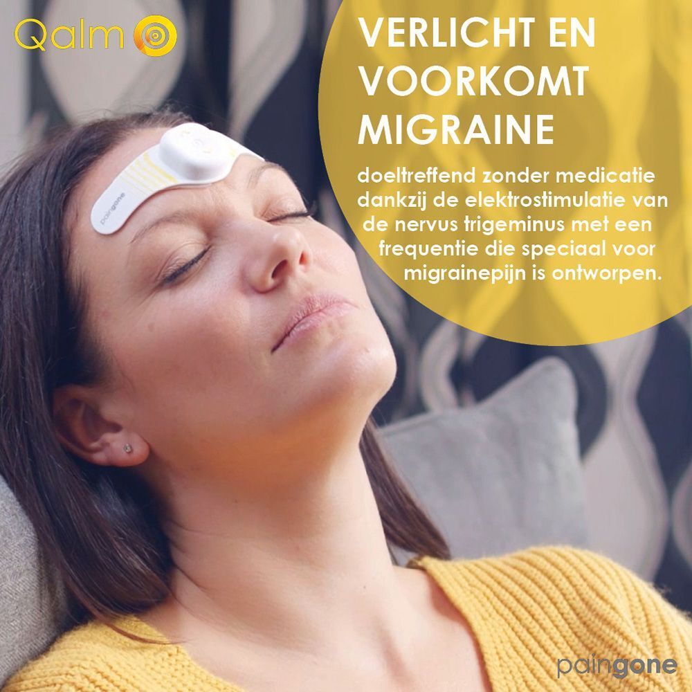 Paingone Qalm - Voorkomt en Verlicht Migraine zonder Medicatie