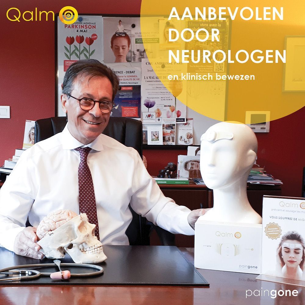 Paingone Qalm - Voorkomt en Verlicht Migraine zonder Medicatie