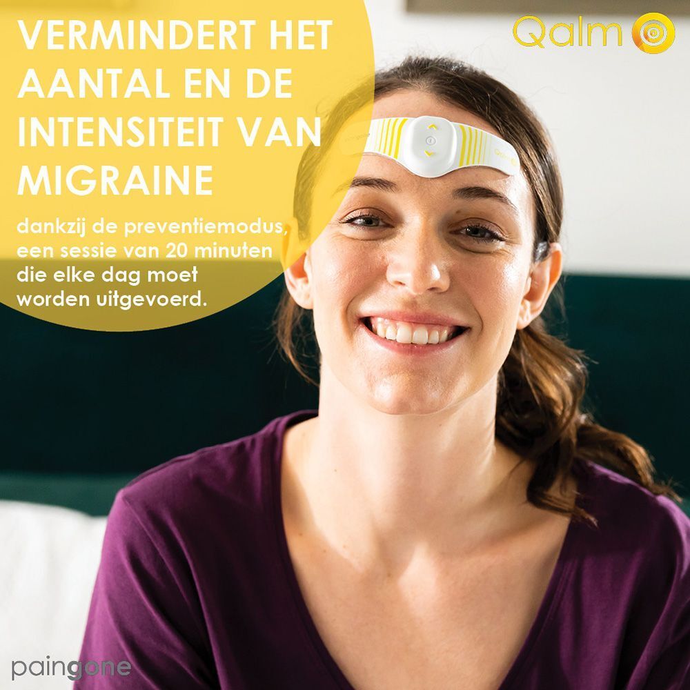 Paingone Qalm - Voorkomt en Verlicht Migraine zonder Medicatie
