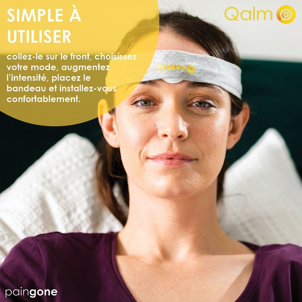 Paingone Qalm - Prévient et Soulage les Migraines sans Médicaments