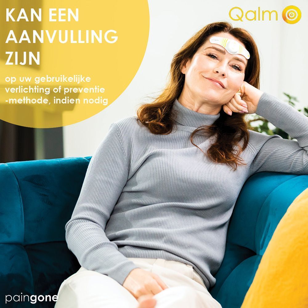 Paingone Qalm - Voorkomt en Verlicht Migraine zonder Medicatie