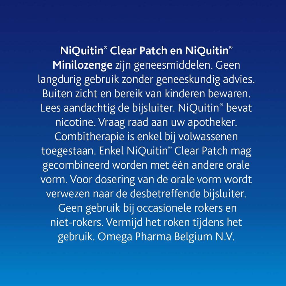 NiQuitin® Minilozenge 4mg Nicotine