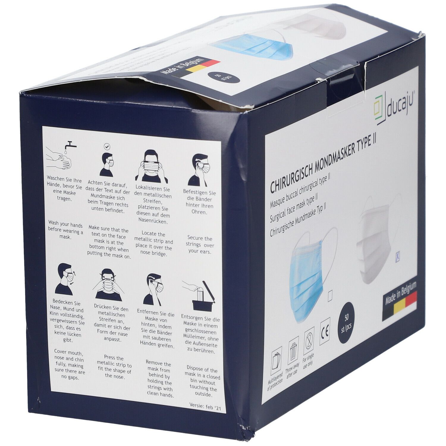 Ducaju Chirurgisch Mondmasker Type II