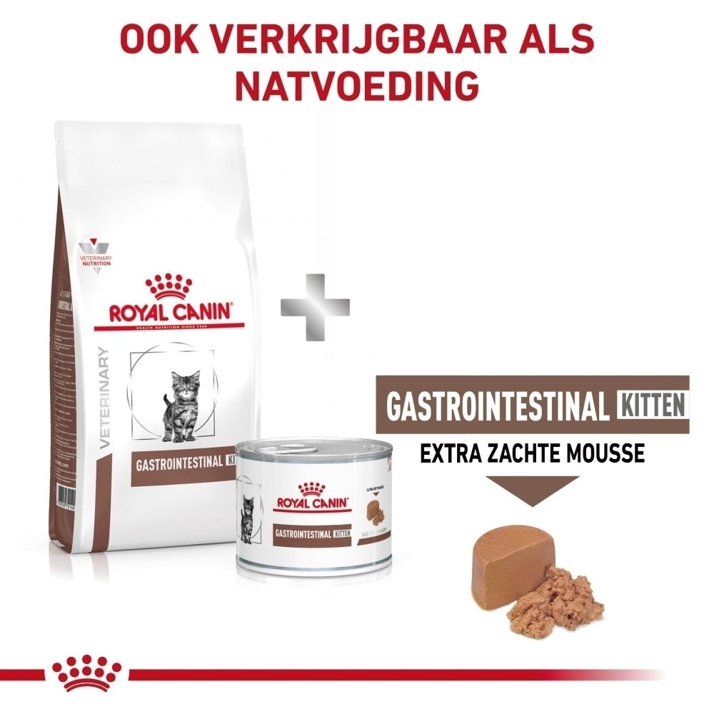 Zak van 2 kg Royal Canin Gastrointestinal Kitten.