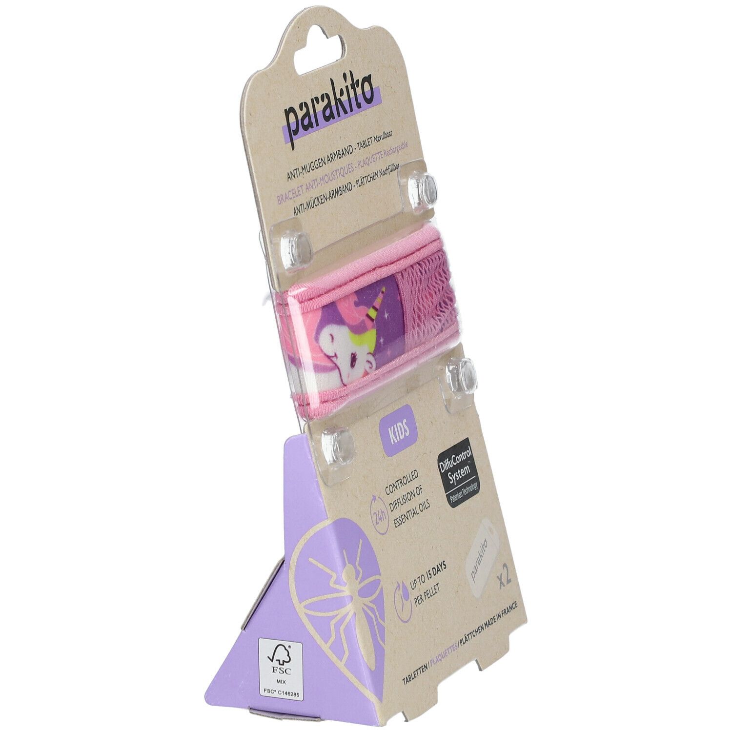 Para'Kito Anti-Mug Polsband Kids Unicorn Navulbaar