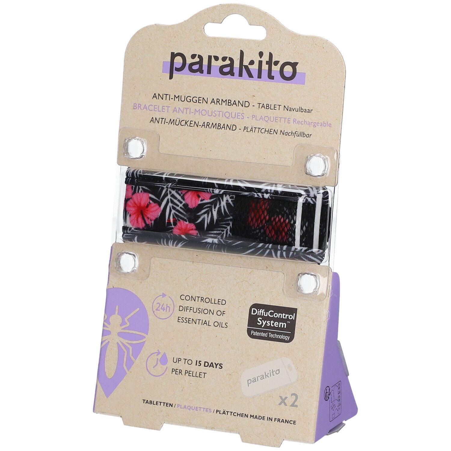 Para'Kito Anti-Mug Polsband Graffic Exotic Navulbaar
