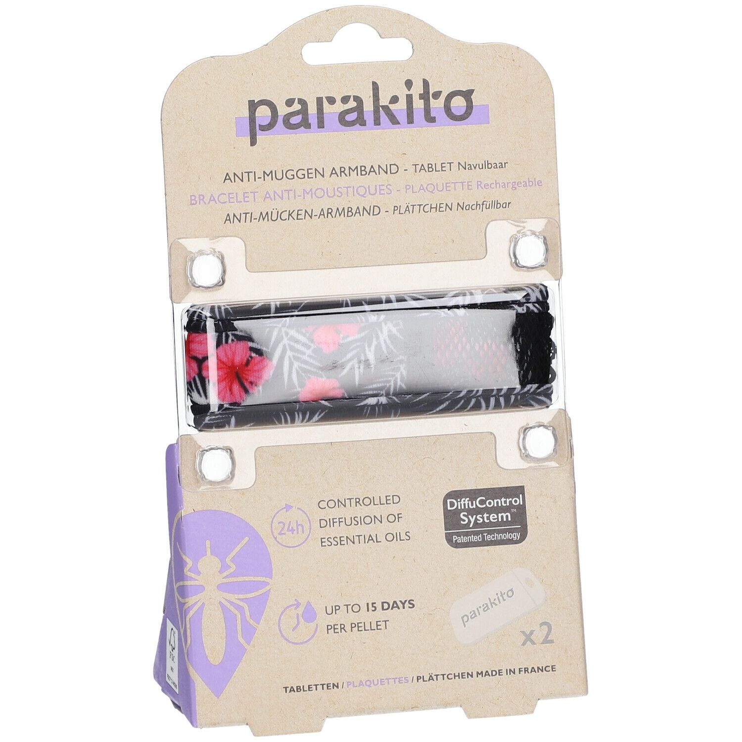 Para'Kito Anti-Mug Polsband Graffic Exotic Navulbaar