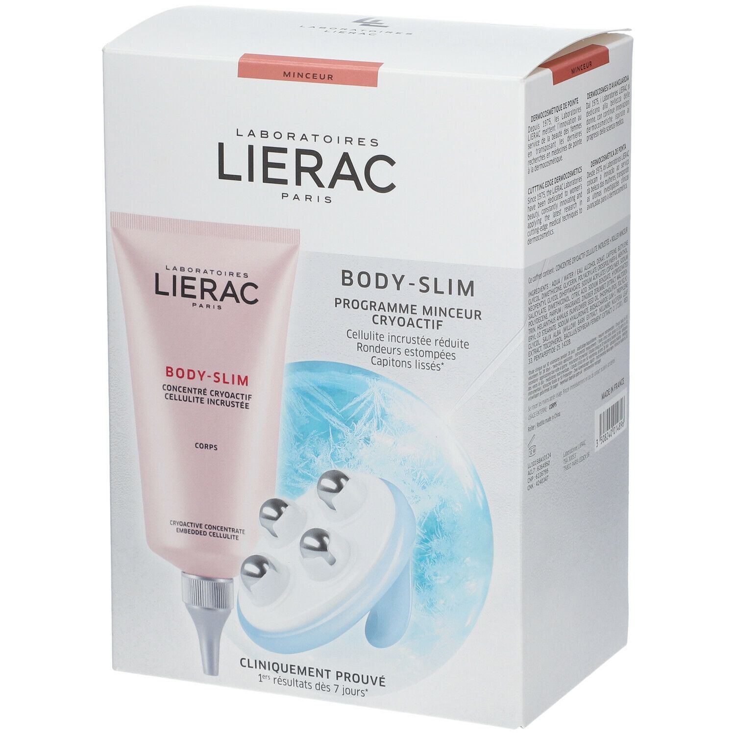 Lierac Body-Slim Cryoactive Concentrate Embedded Cellulite + Massage Tool