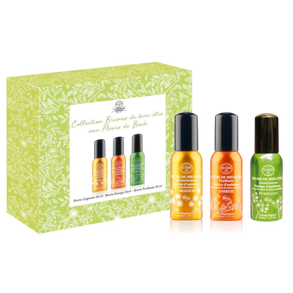 Elixirs & Co Gift Set Brumes de Bien-Être aux Fleurs de Bach