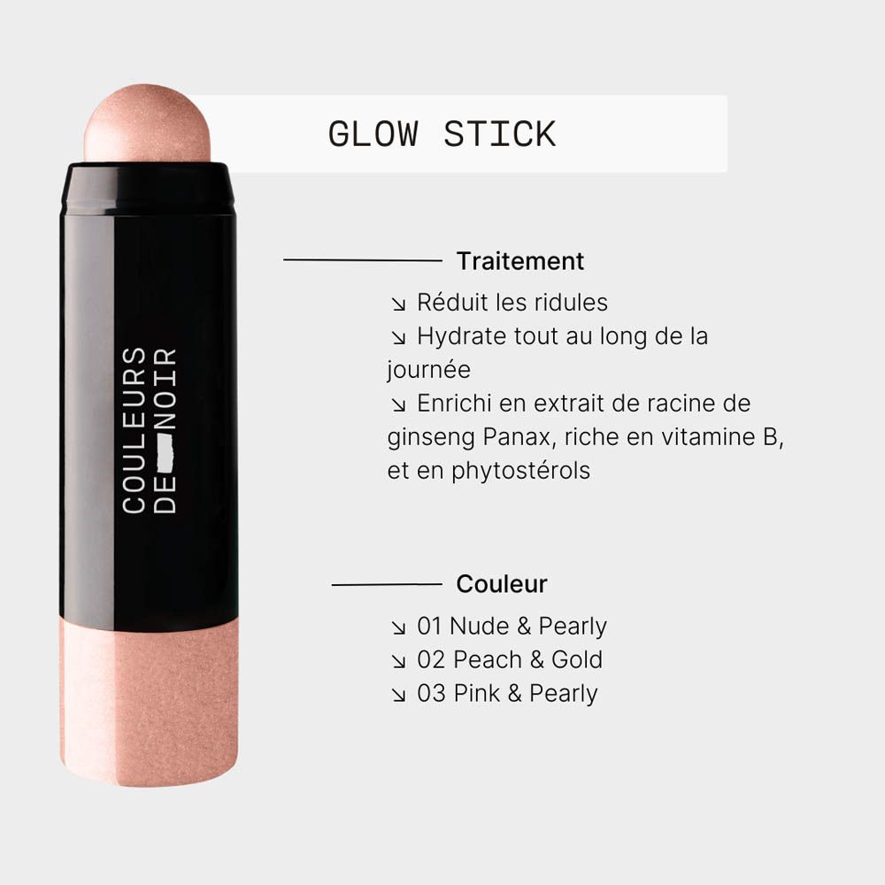 Couleurs de Noir Glow Stick 01 Nude & Pearly