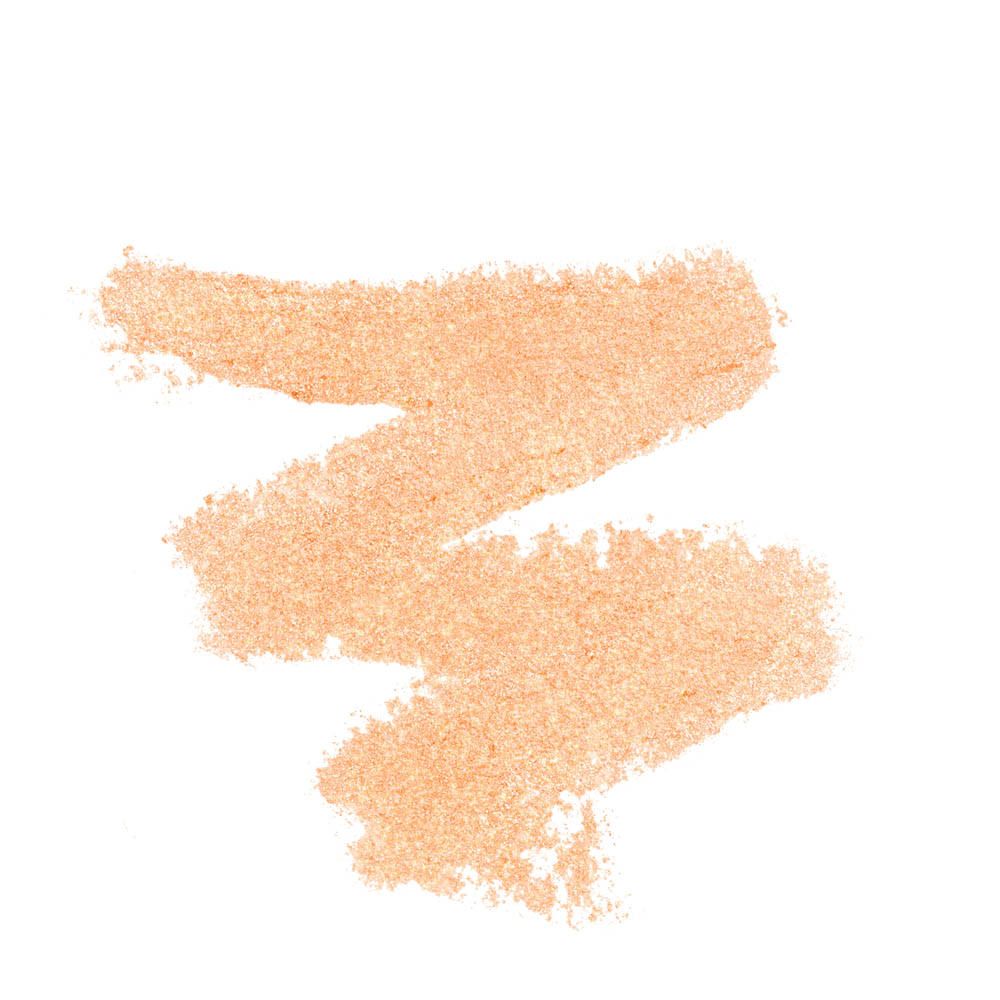 Gouden highlighter streep op witte achtergrond.