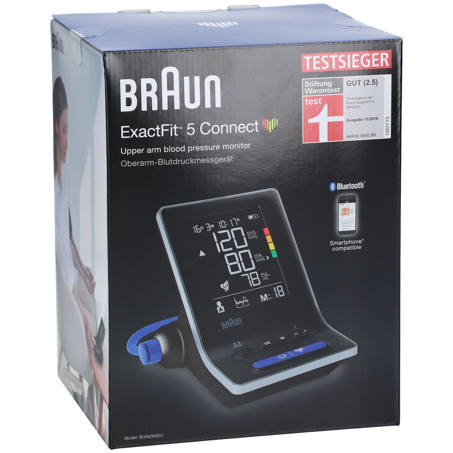 Braun ExactFit 5 Connect Bovenarmbloeddrukmeter BP-6350EU