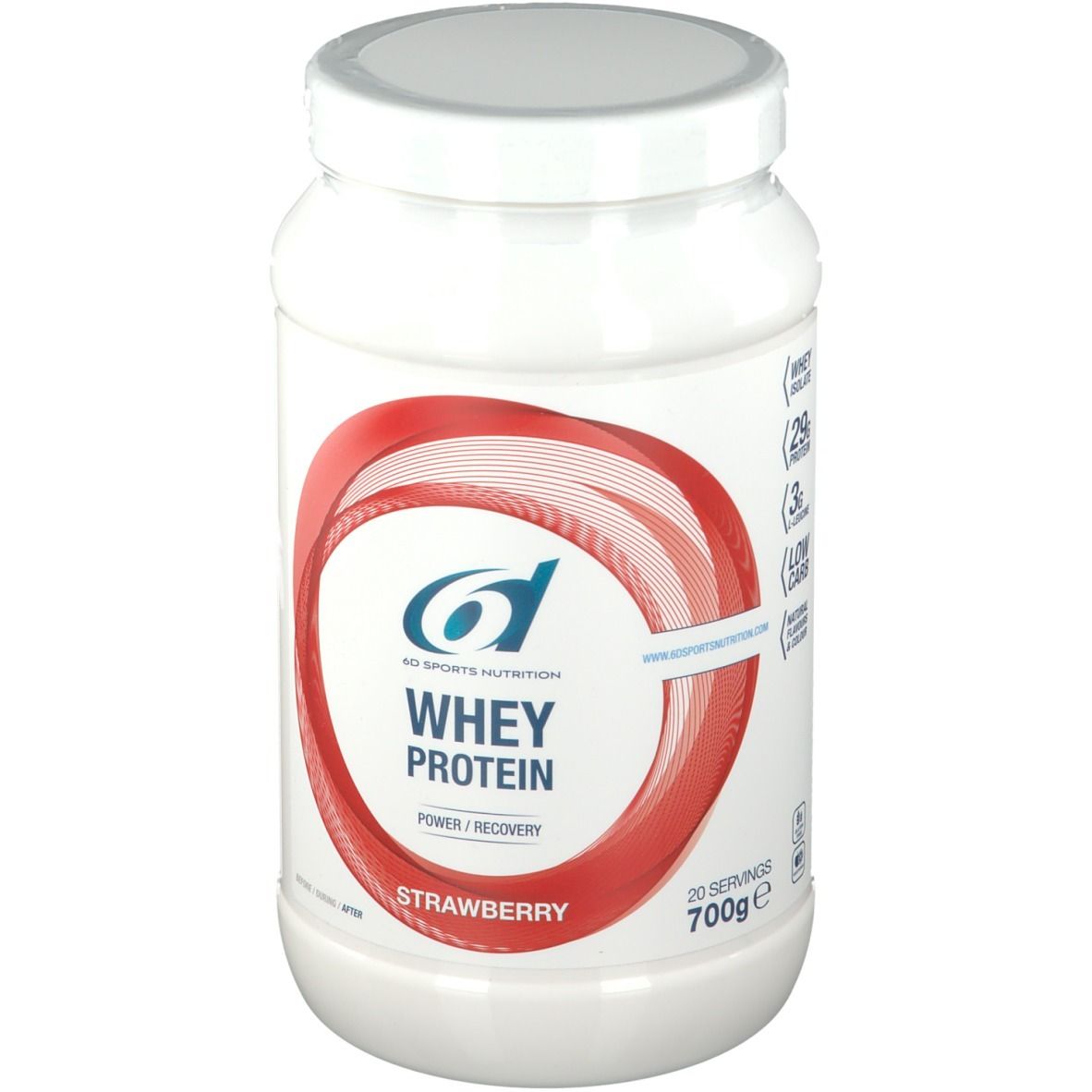 6D Sports Nutrition Whey Proteine Strawberry