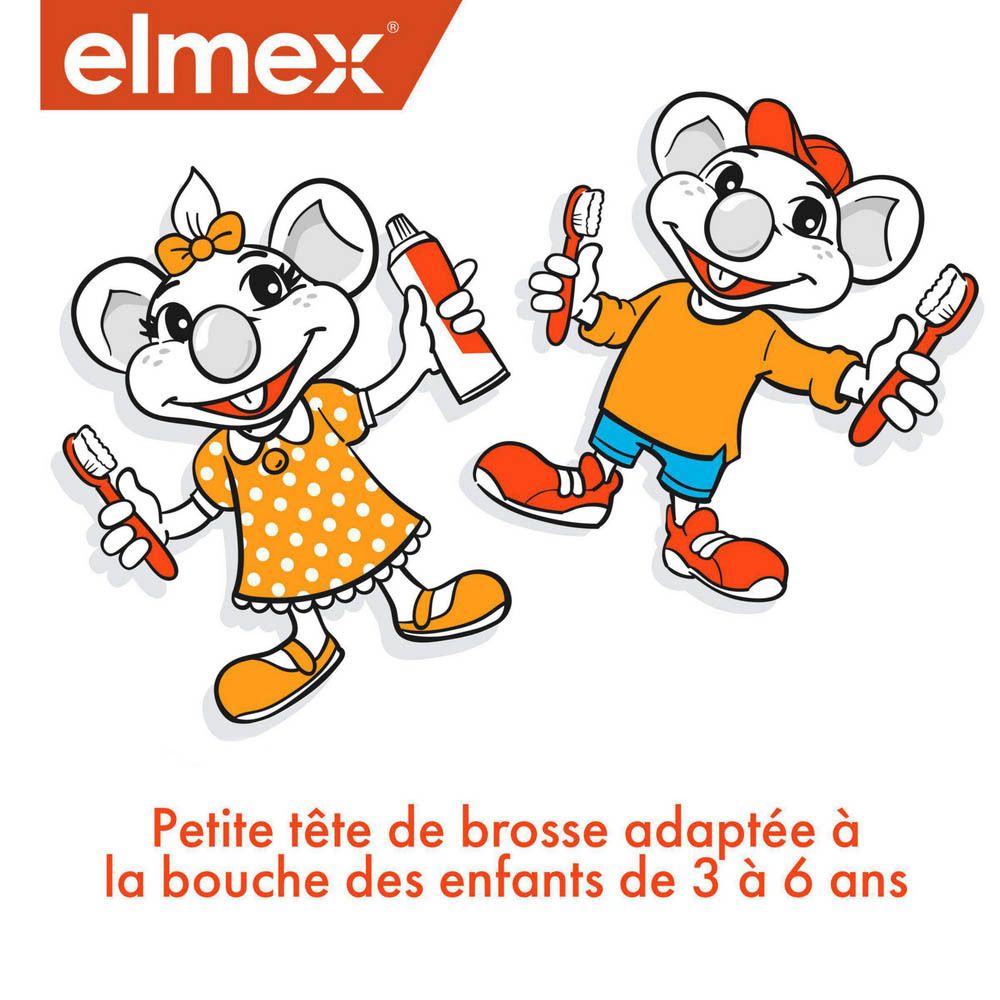 elmex® Kids Brosse à Dents Soft 3-6 Ans