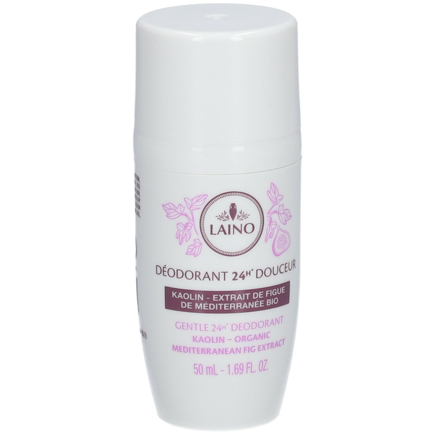 Laino Déodorant 24h Douceur Roll-On Extrait de Figue de Méditerranée Bio