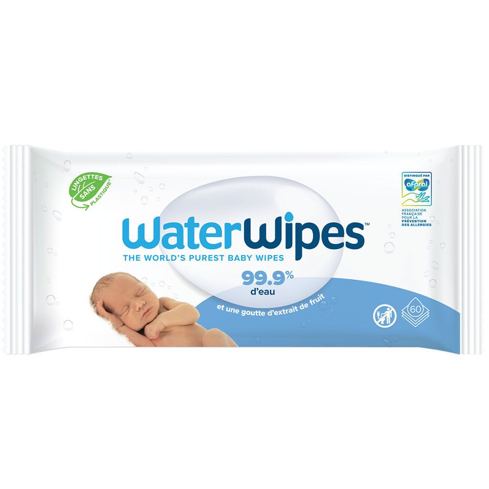 WaterWipes Lingettes Imprégnées Bio