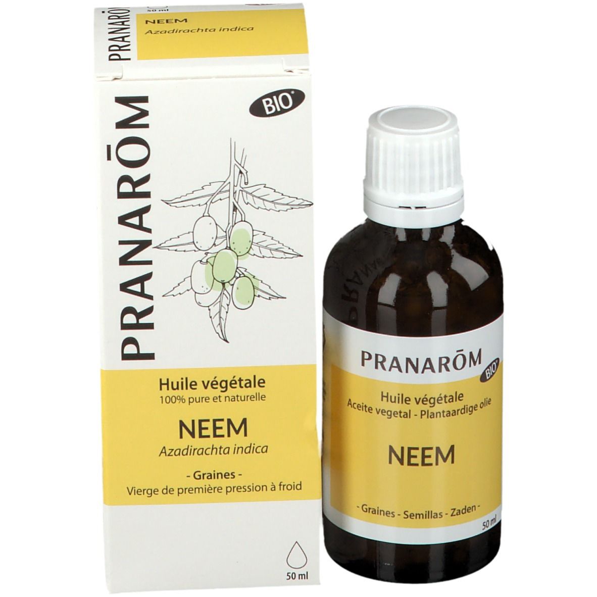 Pranarôm Huile Végétale Neem Bio