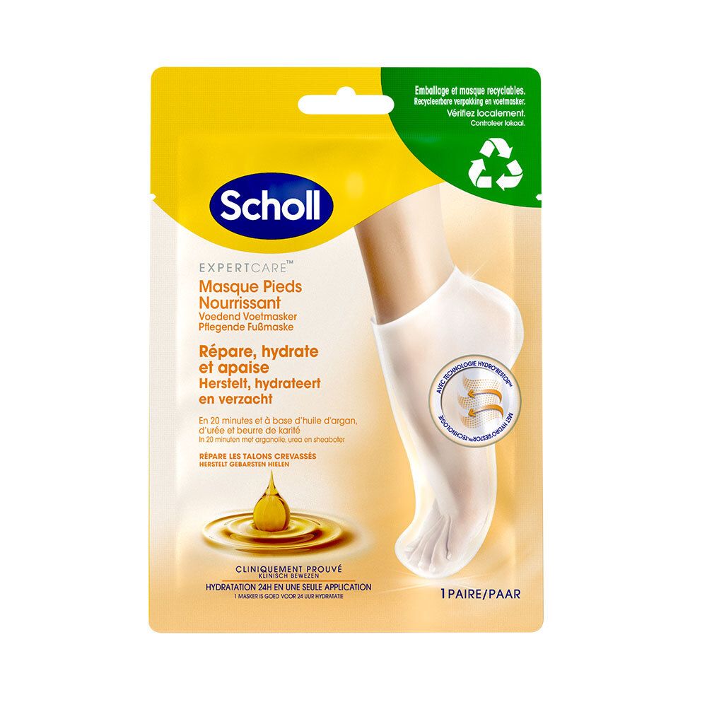 Scholl Voedend Voetmasker Arganolie