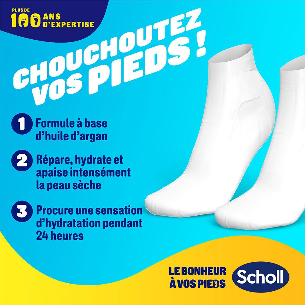 Scholl Voedend Voetmasker Arganolie