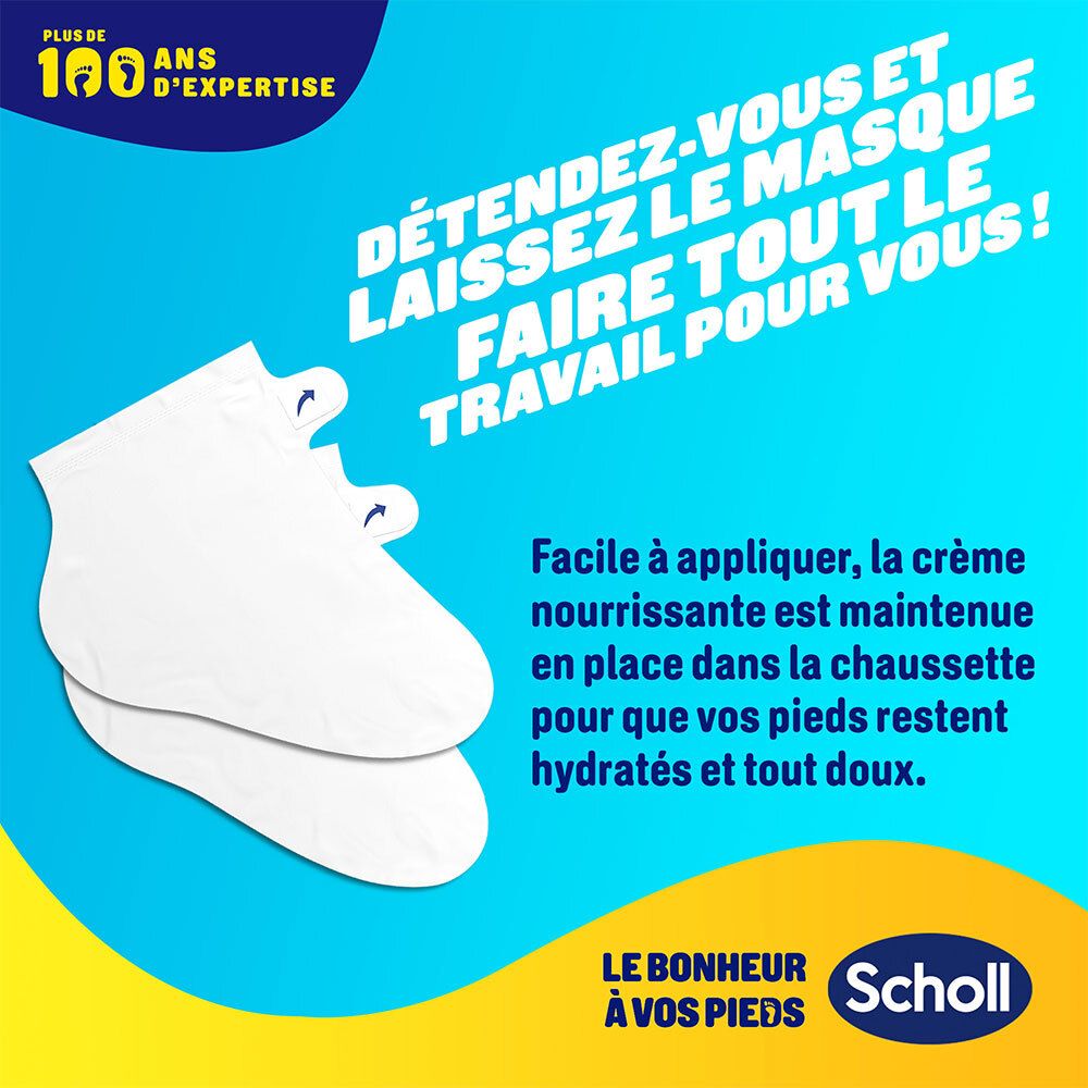 Scholl Voedend Voetmasker Arganolie