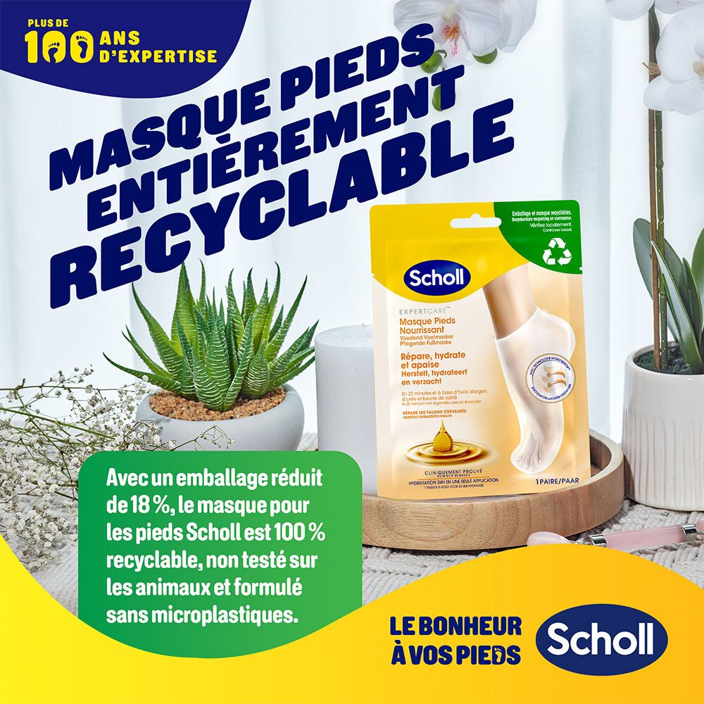 Scholl Voedend Voetmasker Arganolie