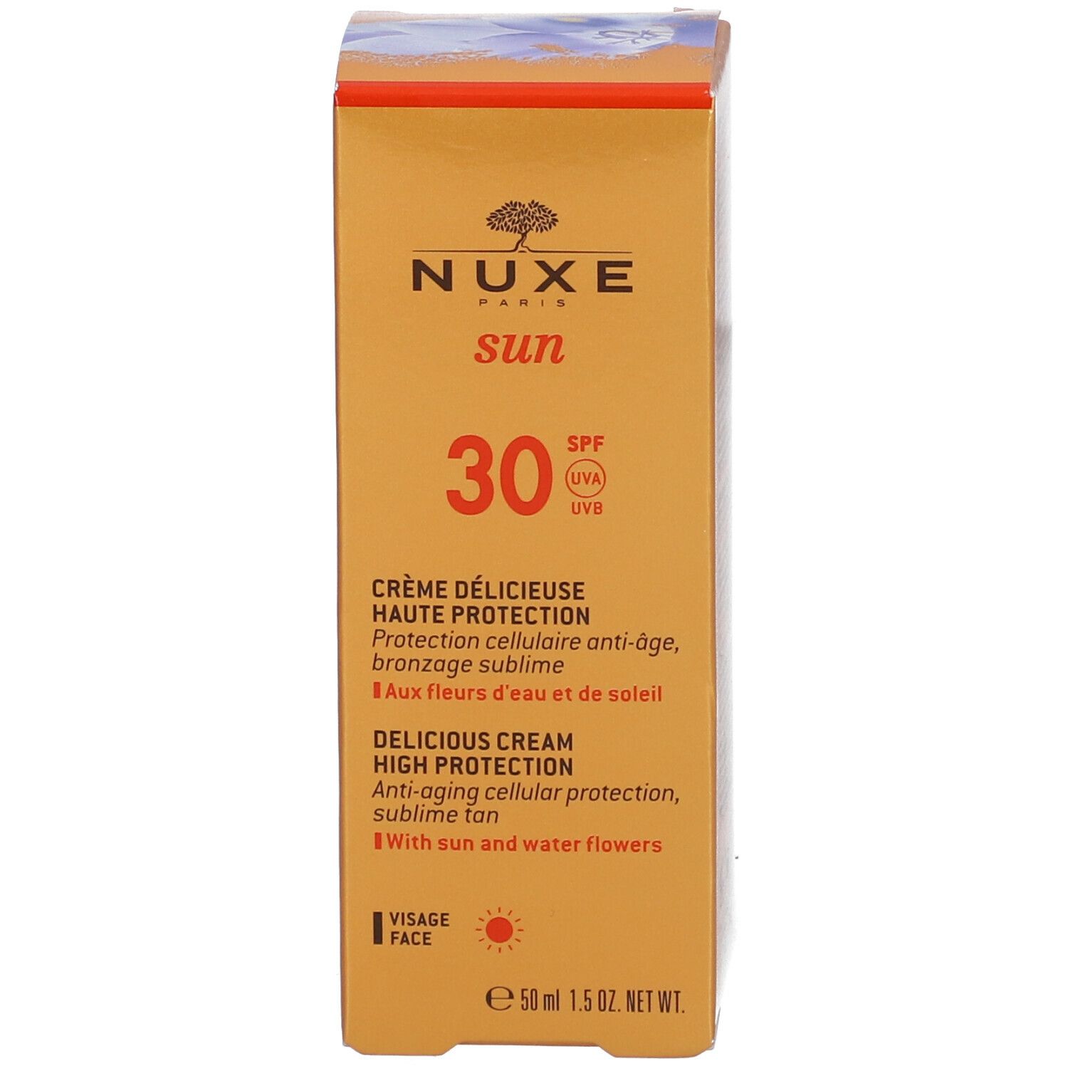Nuxe Sun Delicious Cream Face SPF30 Nieuwe Formule