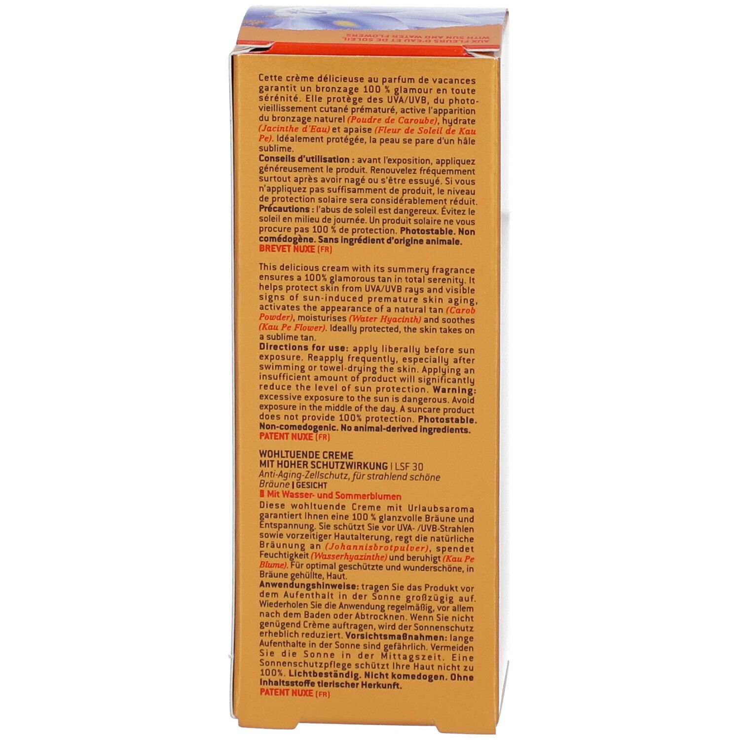 Nuxe Sun Delicious Cream Face SPF30 Nieuwe Formule