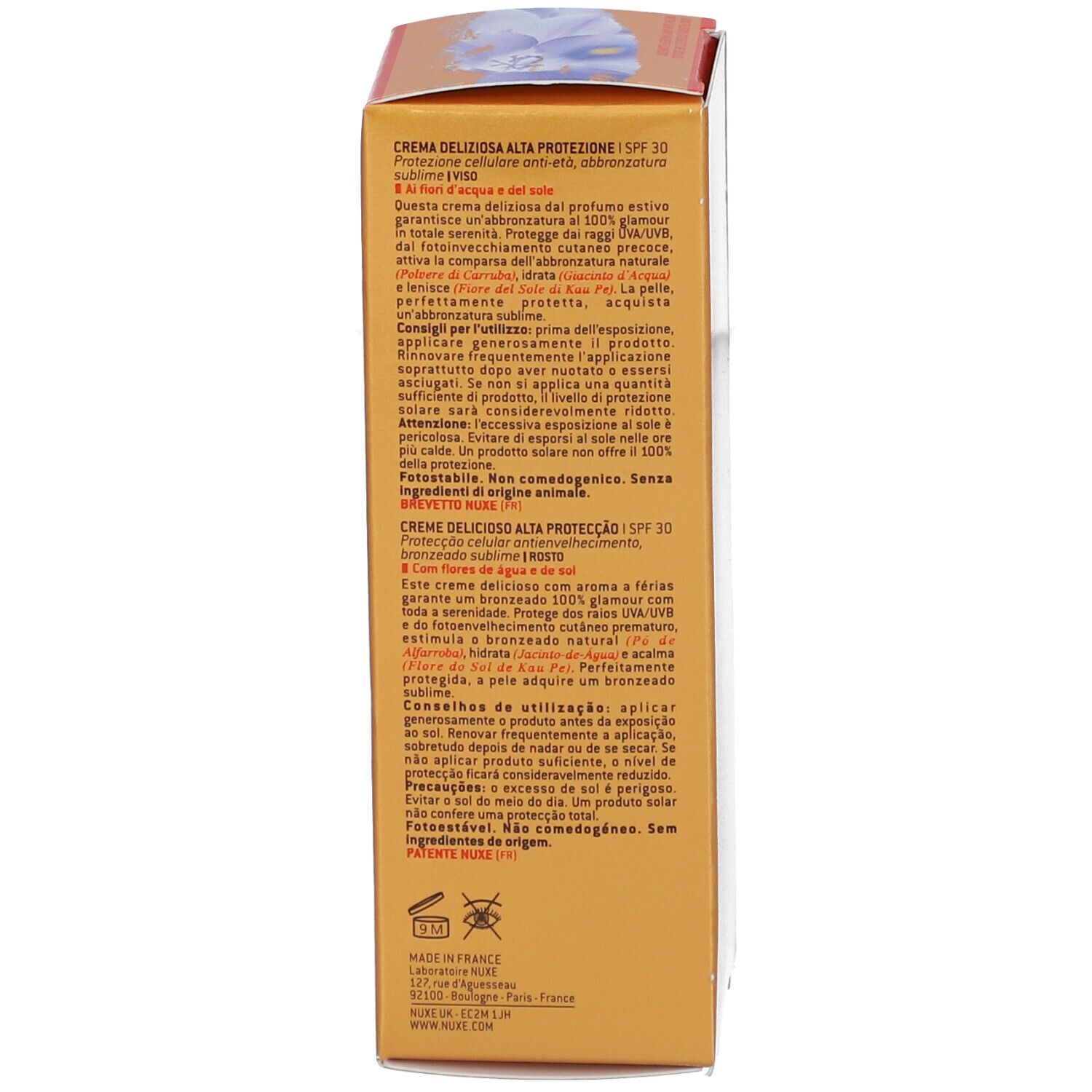 Nuxe Sun Delicious Cream Face SPF30 Nieuwe Formule