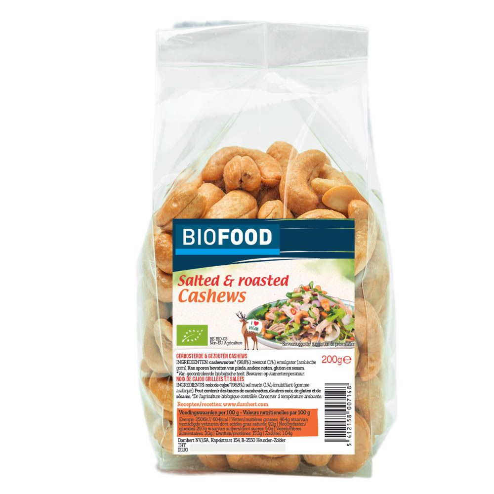 Biofood Salted & Roasted Cashew Bio