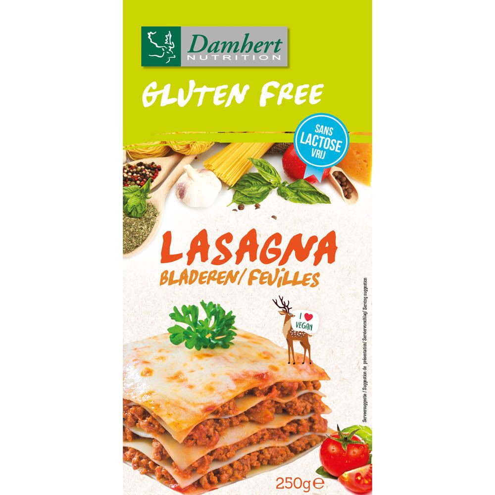 Damhert Gluten Free Lasagna Lactose Free