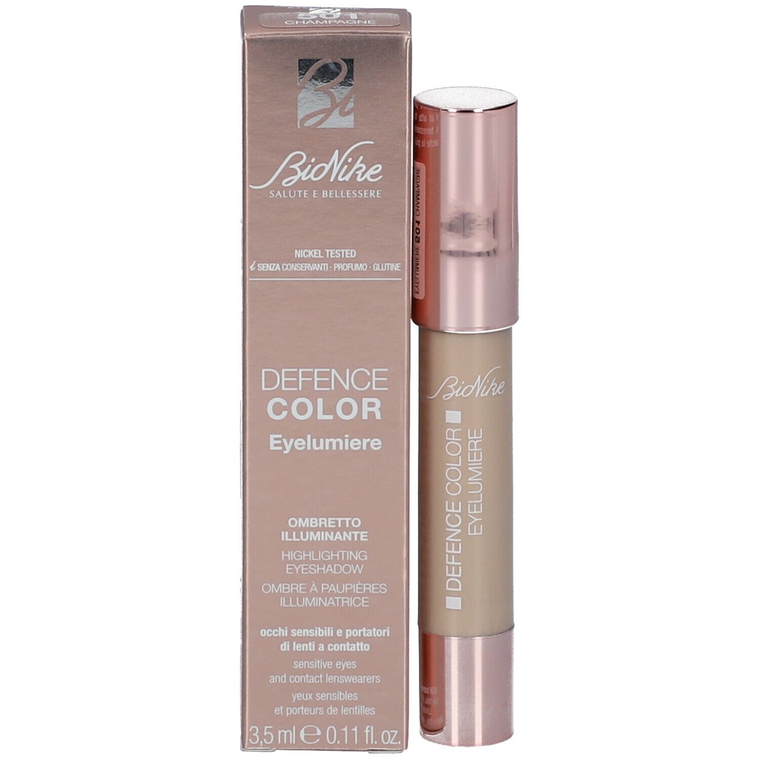 BioNike Defence Color Eyelumiere 501 Champagne