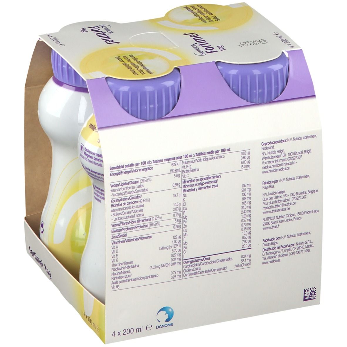 Fortimel Yog vanille-citroen 4x200ml