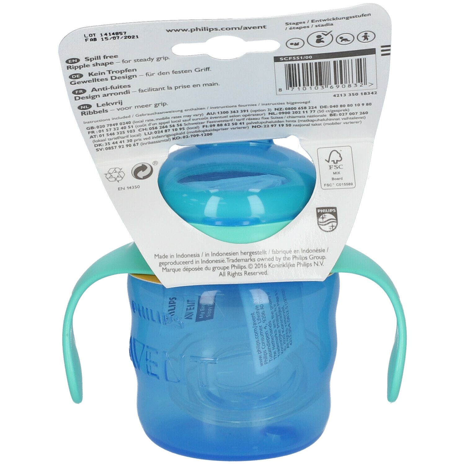 Philips Avent Tasse anti-fuites Mix SCF551/00