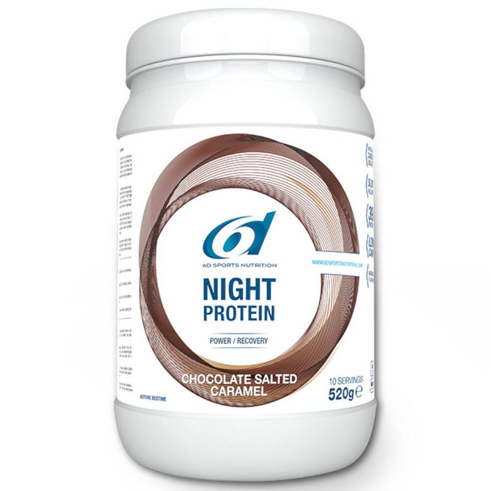 6D Sports Nutrition Night Protein Chocolate Salted Caramel