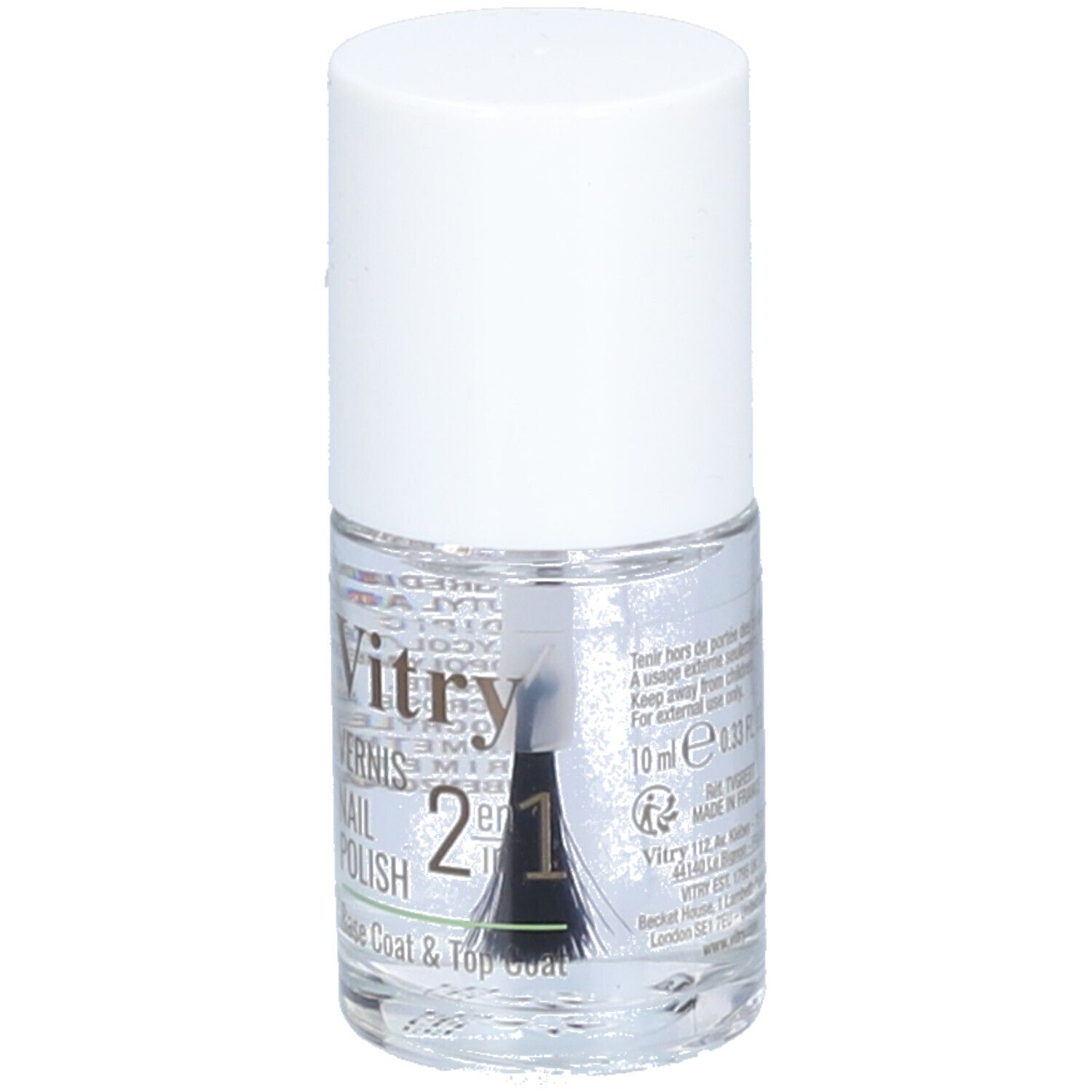 Vitry Be Green 2-in-1 Base & Top Coat 10 ml - farmaline.be