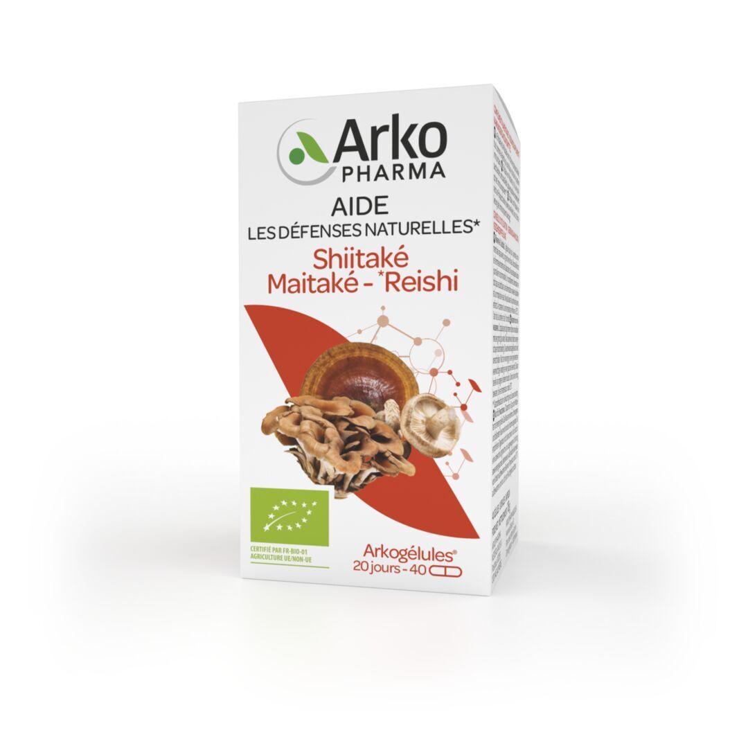 Arkogélules Shiitaké - Maitaké - Reishi Bio