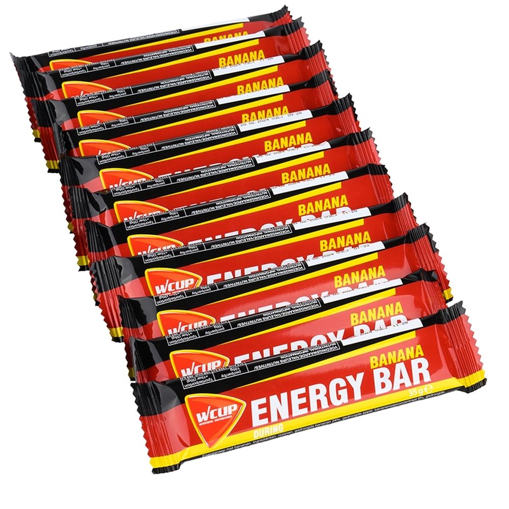 Plusieurs barres énergétiques WCUP Banane.