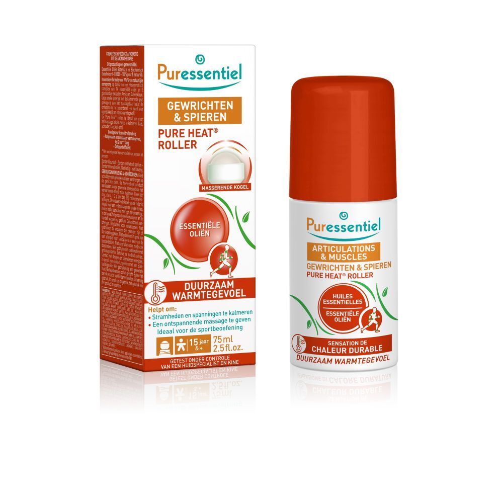 Puressentiel Roller Gewrichten & Spieren met verpakking.