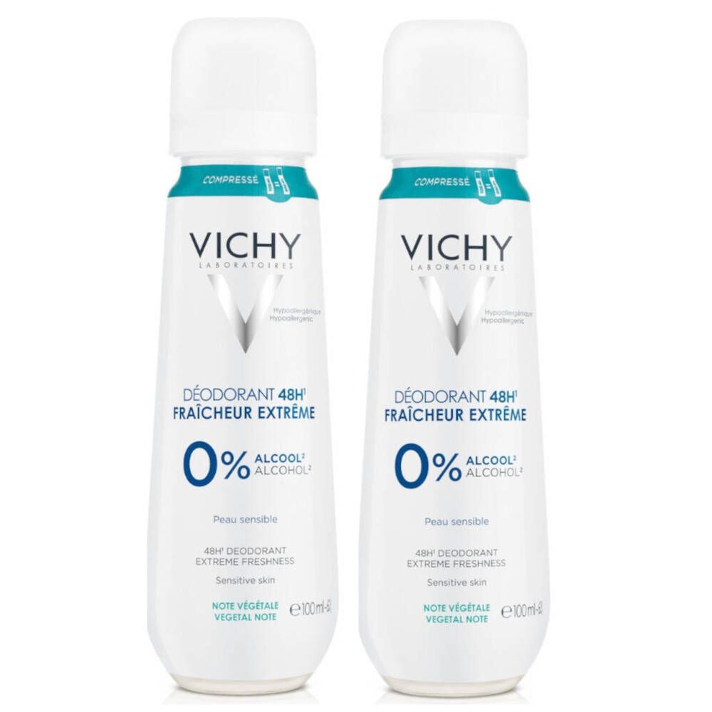 Vichy Deodorant Extreme Frisheid 48u DUO