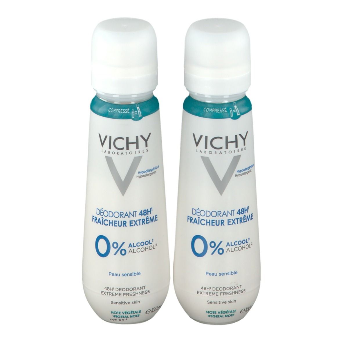 Vichy Deodorant Extreme Frisheid 48u DUO