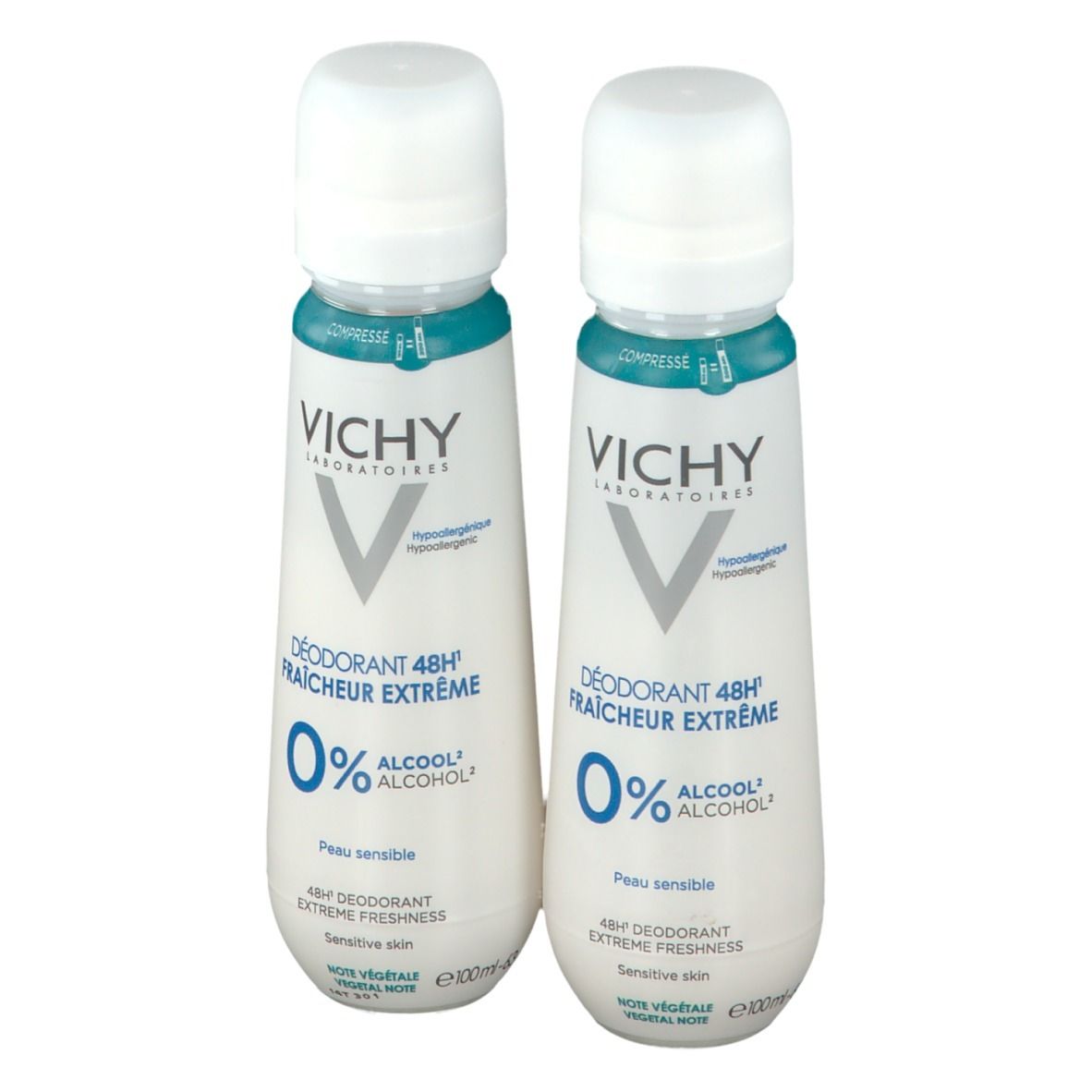 Vichy Deodorant Extreme Frisheid 48u DUO